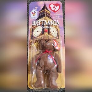 Ty Britannia The Bear,  McDonalds Beanie Babies 1999